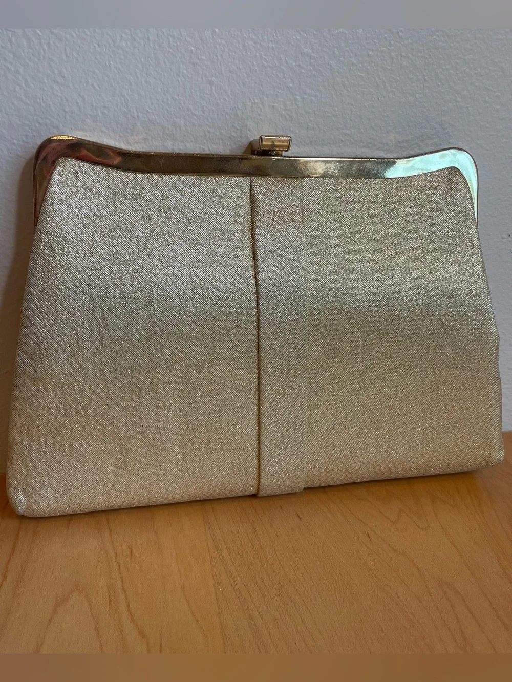 Vintage Jacqueline's Fashion Accessories Gold Metallic Purse